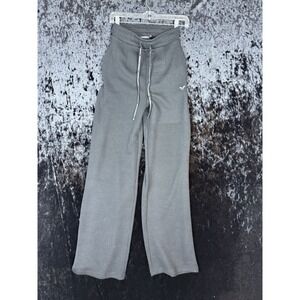 Squatwolf Workout Luxe Wide Leg SweatPants Womens S Black Flare Athletic